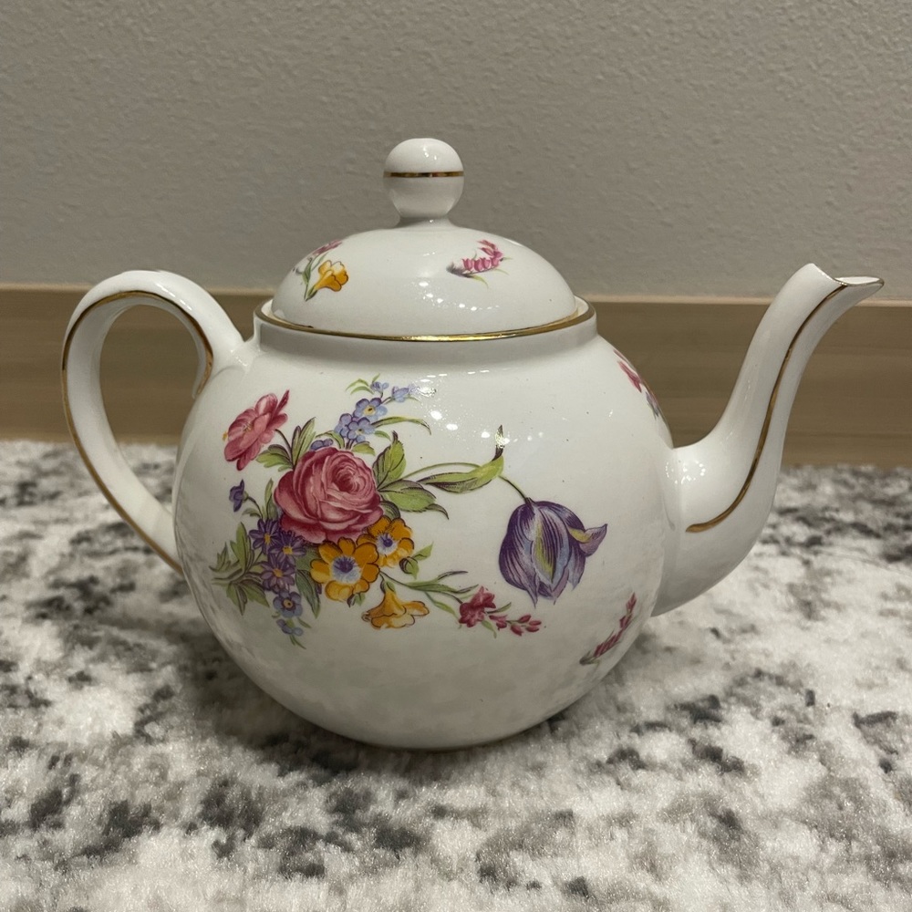 Duchess Fine Bone China Floral Teapot